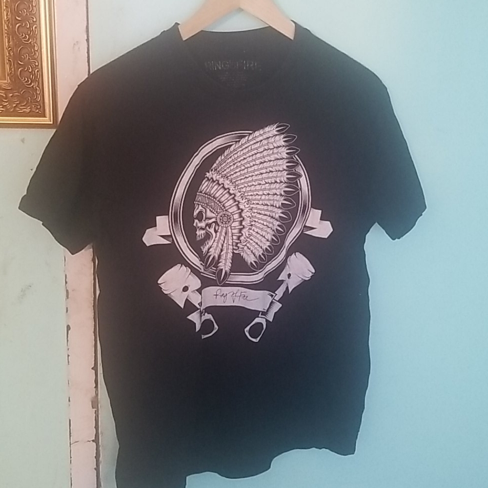 Boys Ring Of Fire Chief head tee